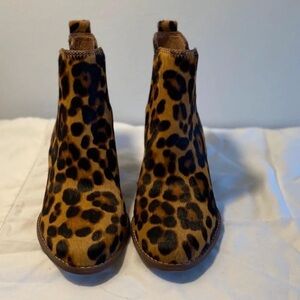 Madewell Leopard Print Heeled Boots